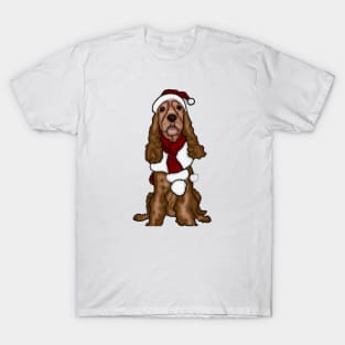 Cute English Cocker Spaniel Drawing T-Shirt